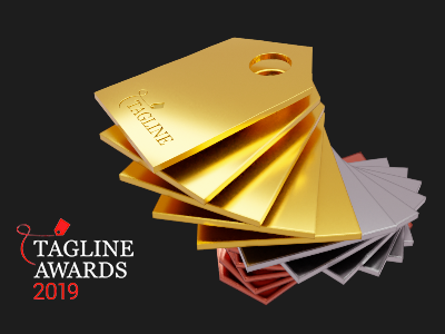 We are the leaders in the medal count at the Tagline Awards 2019!